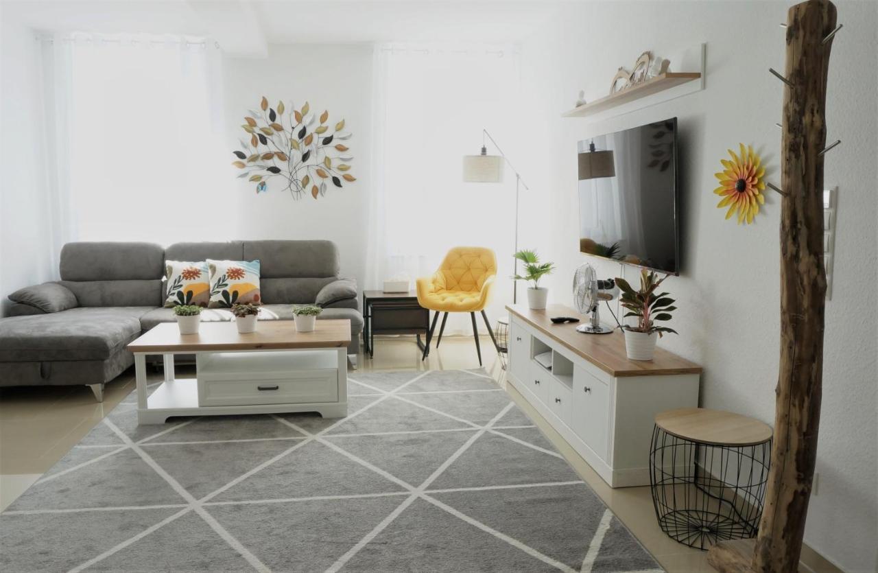 Mein Apartment Flowers Mit Kamin, Bis 10 Personen Frankenthal  Dış mekan fotoğraf